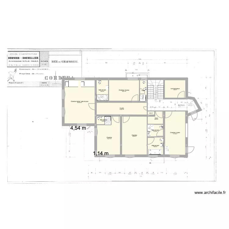 Gaillands RDC 1.6 ext ouest / accès piscine au nord. Plan de 14 et 134 m² Gaillands RDC 1.6 ext ouest / accès piscine au nord. Plan de 14 et 134 m²