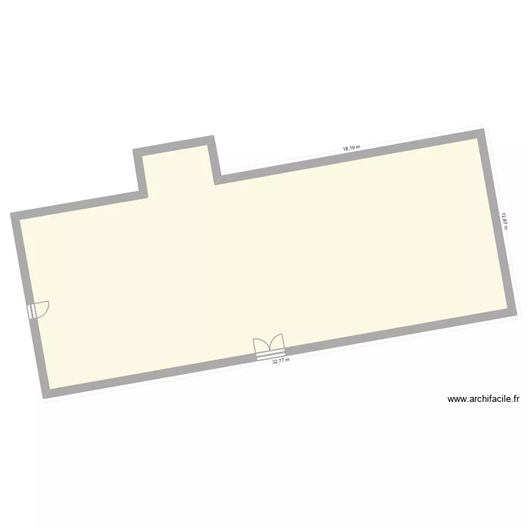 bilal. Plan de 2  et 778 m²