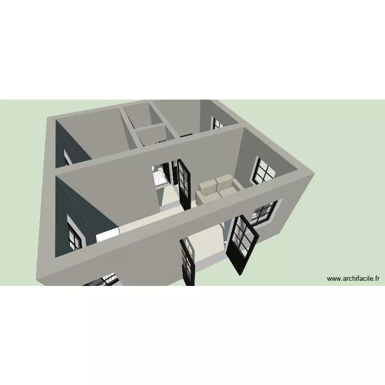 Primo Casato. Plan de 5 et 22 m² Primo Casato. Plan de 5 et 22 m²