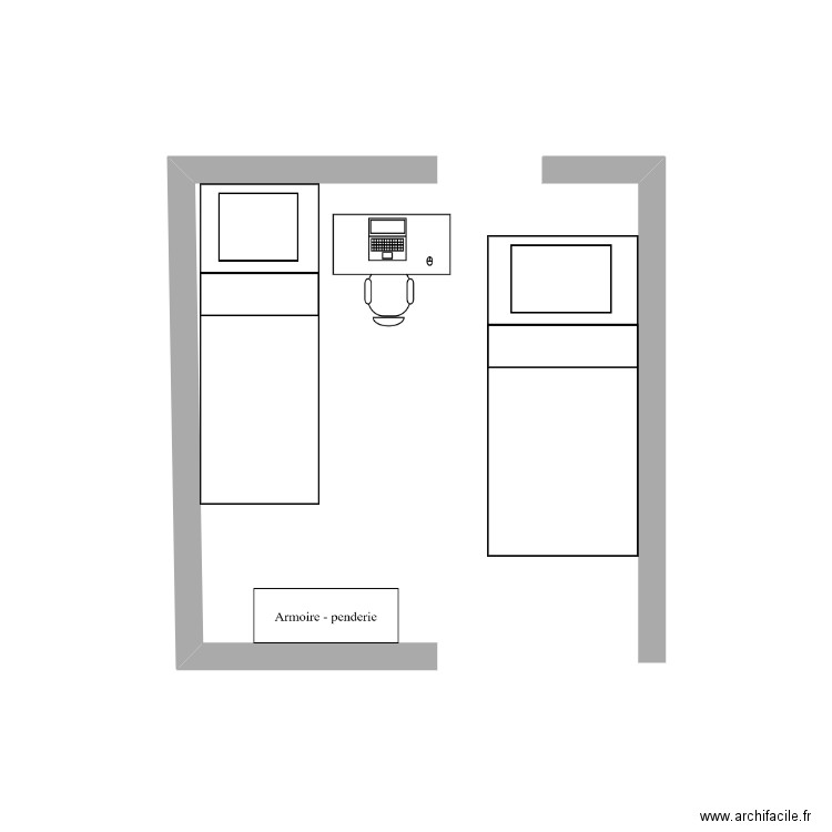 chambre Marie. Plan de 0 pièce et 0 m2