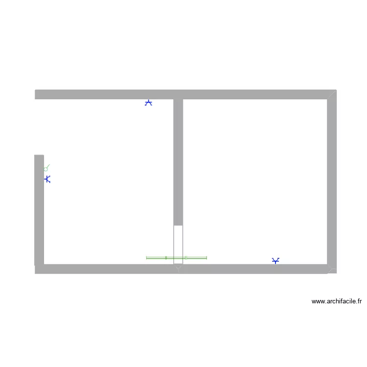 local chauffage /piscine . Plan de local chauffage /piscine . Plan de