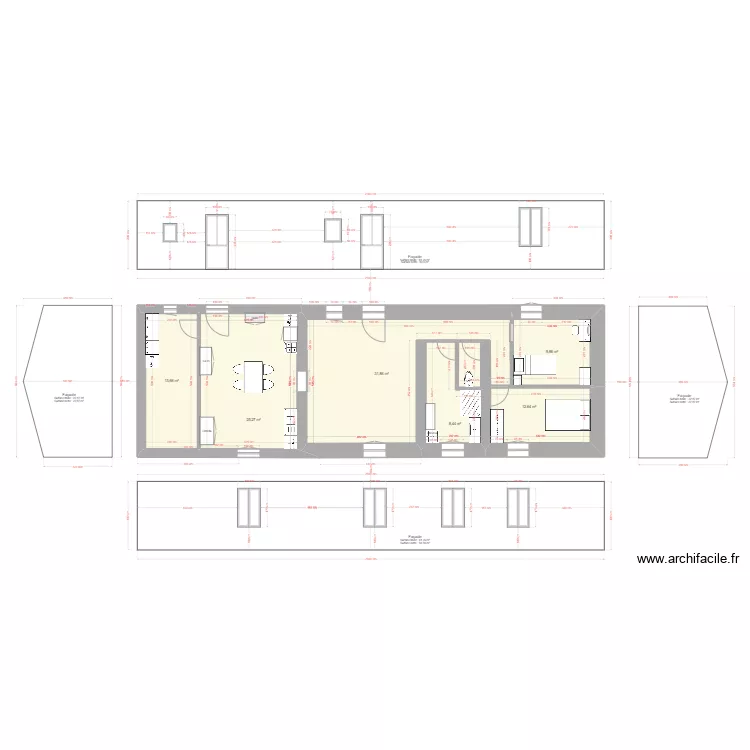 Maison Vend&eacute;e 1. Plan de 