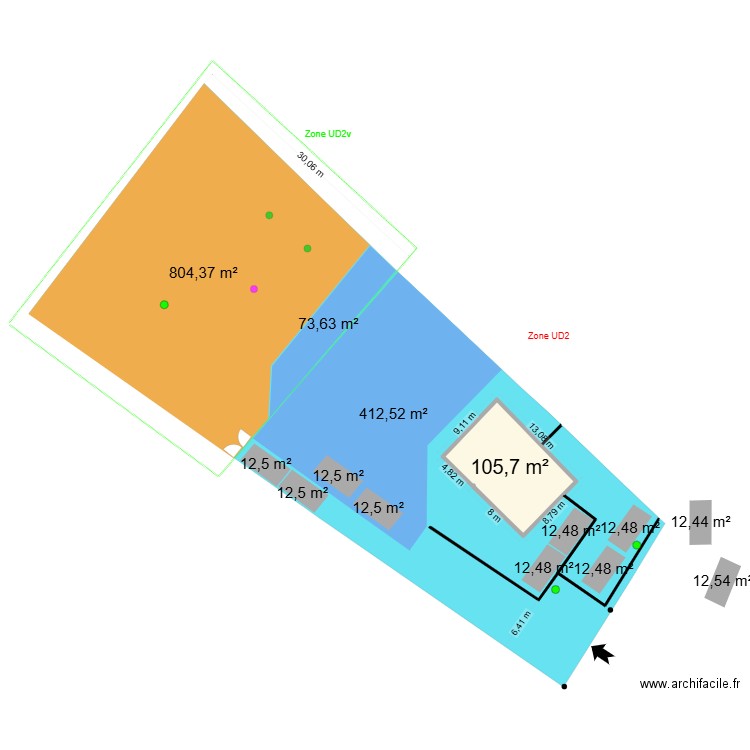 Plan Sete 30.06.25 V1. Plan de 1 pièce et 106 m2
