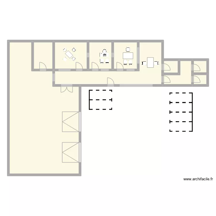 DIJON. Plan de 10 pièces et 187 m²