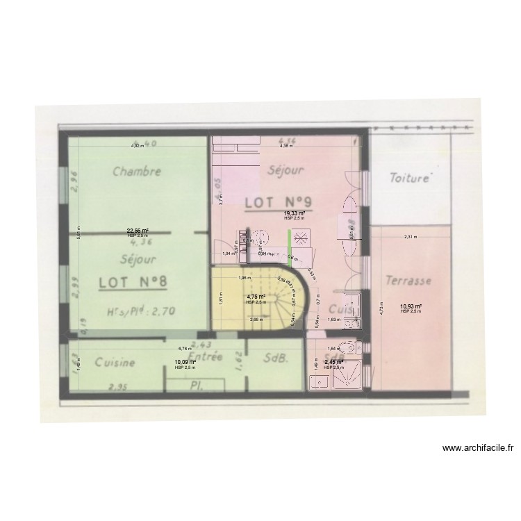 6 r&eacute;pu PRO. Plan de 0 pièce et 0 m2