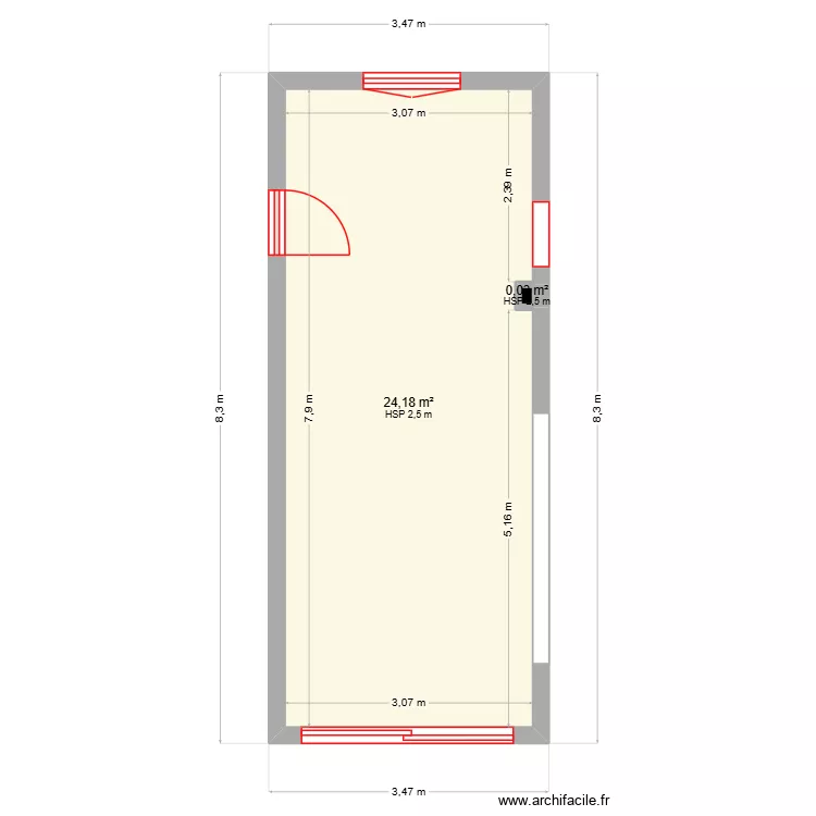Plans Cuisine Marie 12032026. Plan de 2  et 24 m²