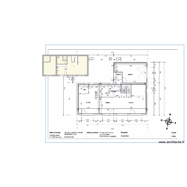 plan elec. Plan de 
