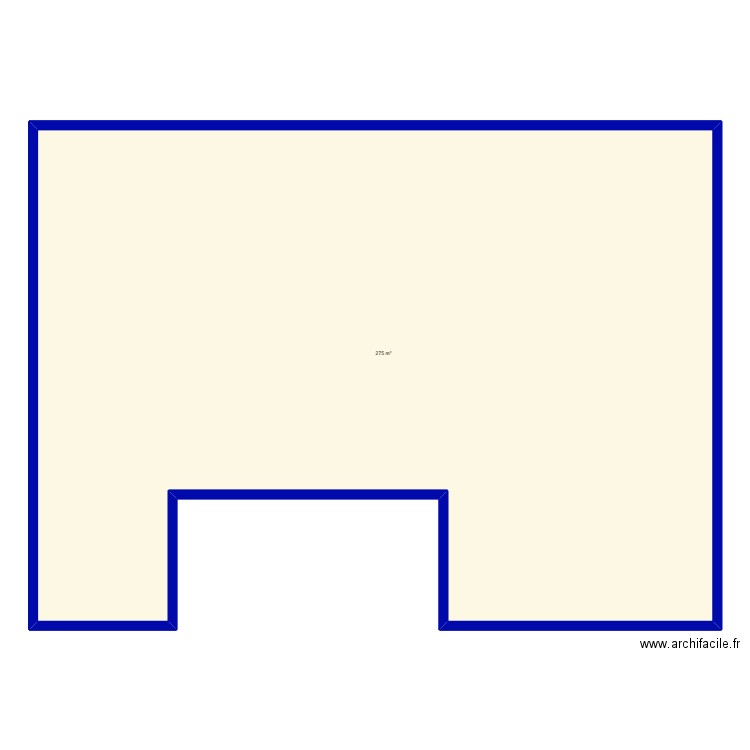 Maison BASE. Plan de 1 pièce et 275 m2