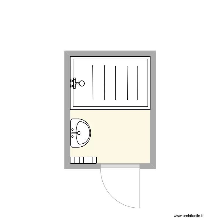 Proposition d'aménagement. Plan de 1 et 3 m² Proposition d'aménagement. Plan de 1 et 3 m²