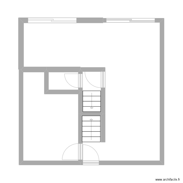 geff rez. Plan de 4 pièces et 43 m2