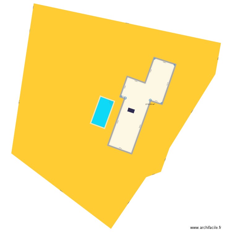 masse jacques. Plan de 1 pièce et 215 m2