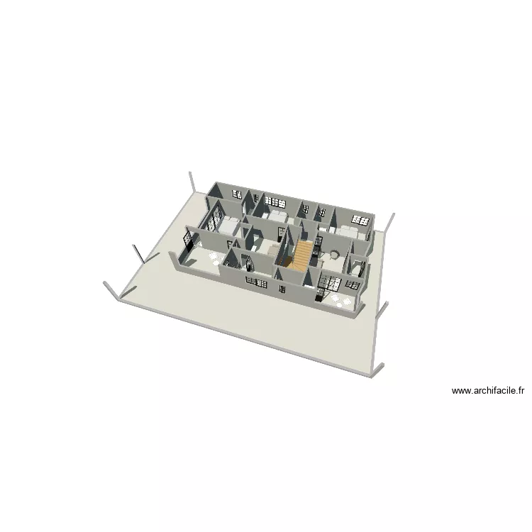 1er étage, avec mesures-Alignement CU. Plan de 10 Pièces et 627 m² 1er étage, avec mesures-Alignement CU. Plan de 10 Pièces et 627 m²
