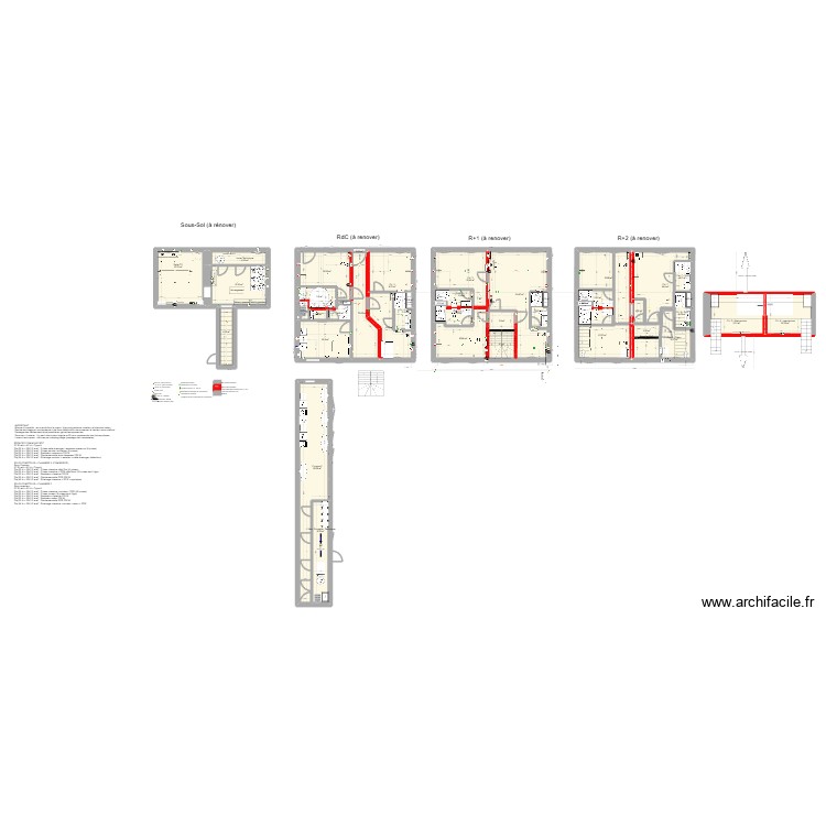 Releves. Plan de 0 pièce et 0 m2