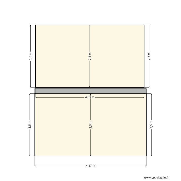 COUPE CHEZ BINTOU. Plan de 0 pièce et 0 m2