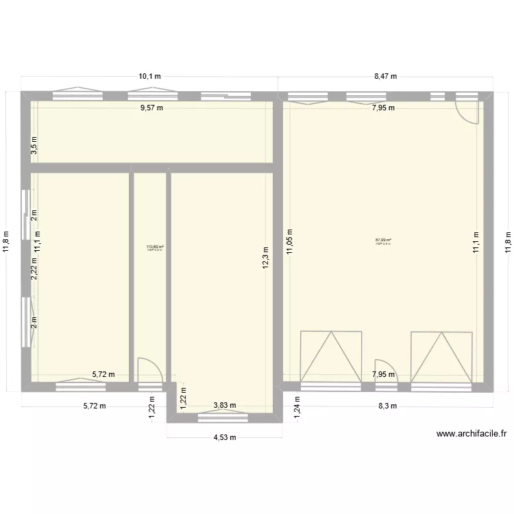 plan 50/24 cave. Plan de 2 et 199 m² plan 50/24 cave. Plan de 2 et 199 m²