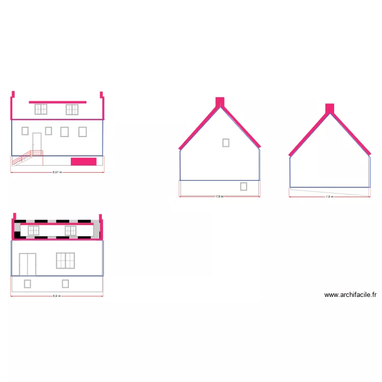 MAGNON ALEXIS. Plan de 