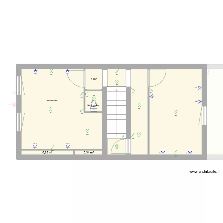 Plan Electrique V1.3.3. Plan de 27 Pièces et 225 m²