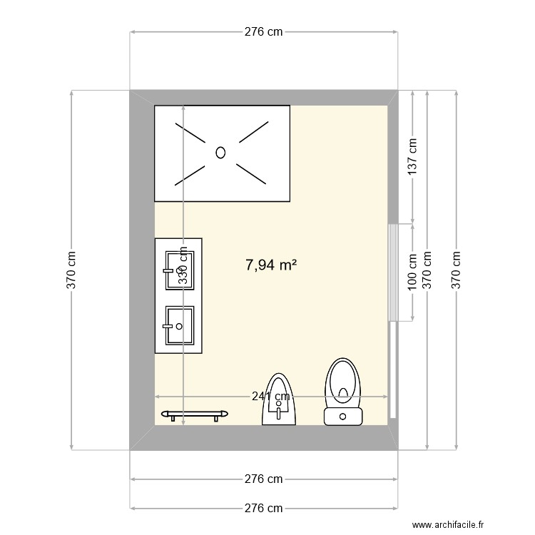 bagno patr. Plan de 0 pièce et 0 m2