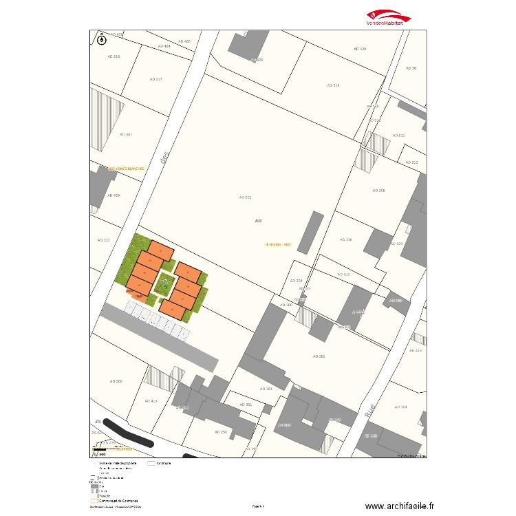 HI - Auchay sur Vendee hypothèse 5 T2. Plan de 0 pièce et 0 m2