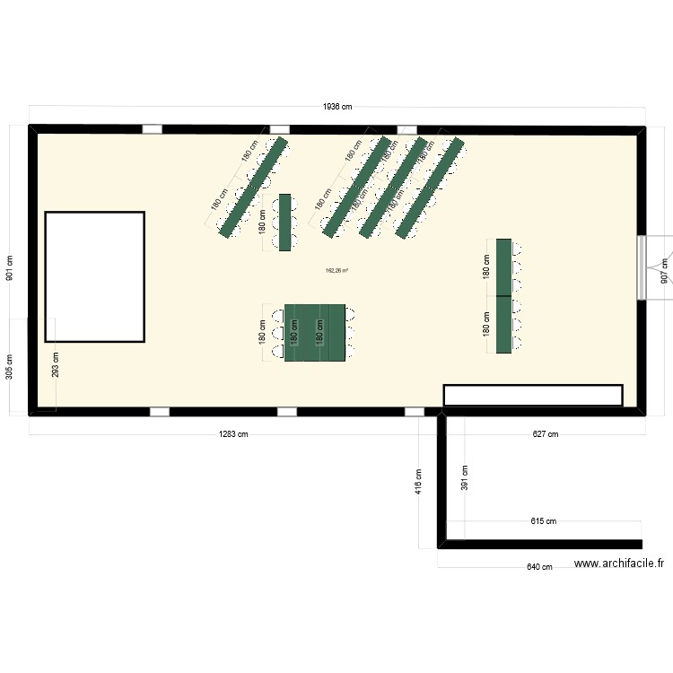 Test2. Plan de 1 pièce et 162 m2