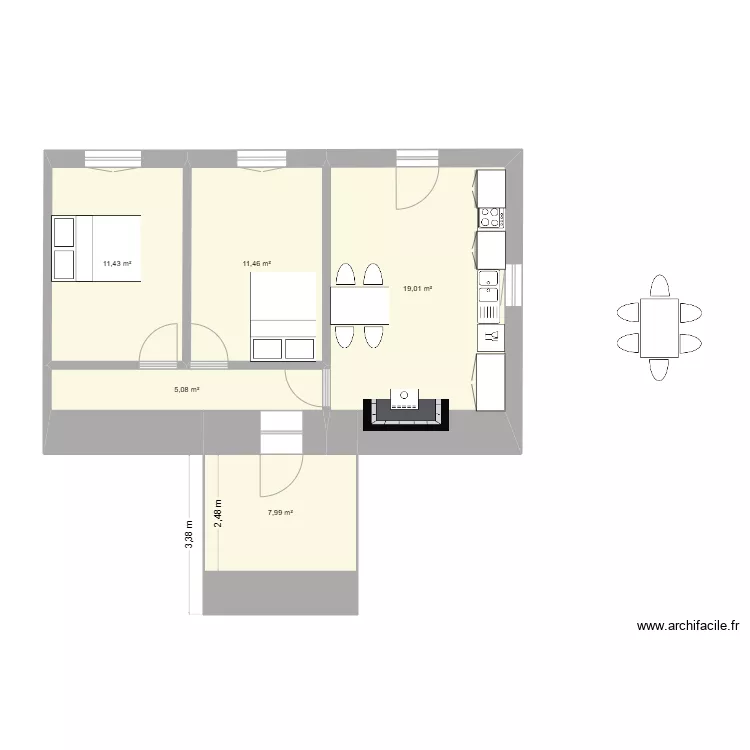 Clous gardien 2. Plan de 
