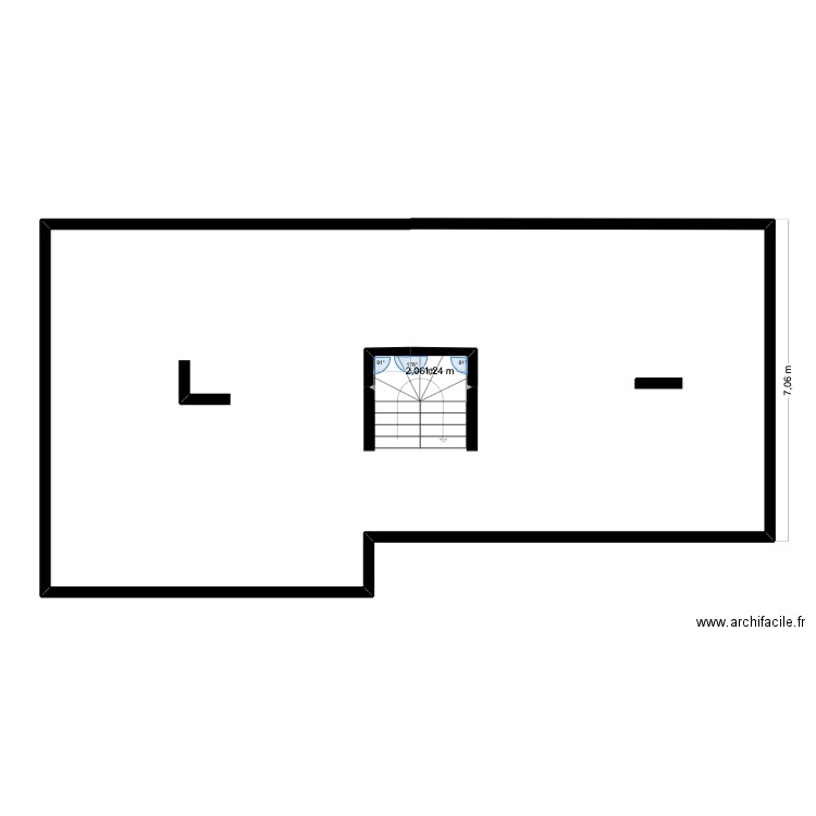 CAVE MJ V2 hesingue. Plan de 1 pièce et 1 m2
