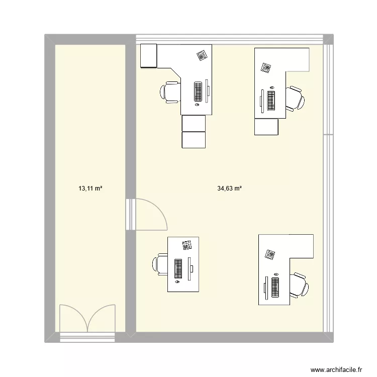 plan pref. Plan de 2  et 48 m²