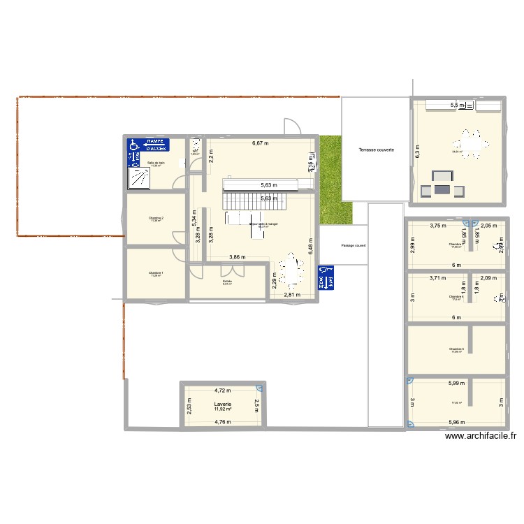 maf du bonheur. Plan de 0 pièce et 0 m2