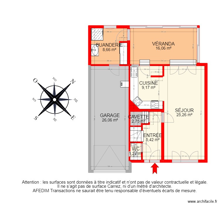 BI16121 -. Plan de 32 pièces et 200 m2