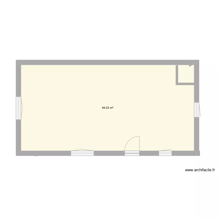 grange decazeville. Plan de 