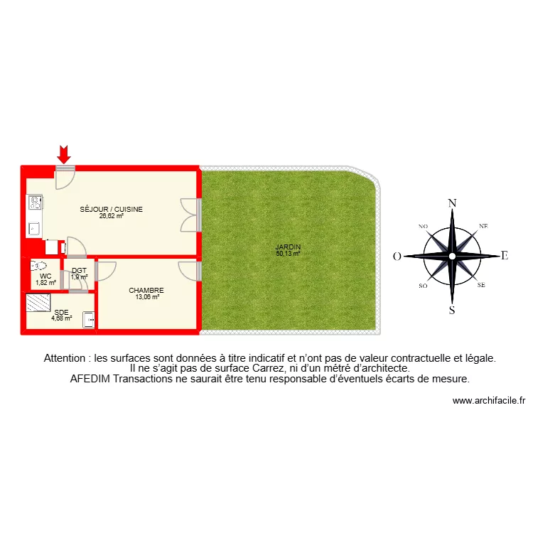BI 30519 -. Plan de 7  et 98 m²