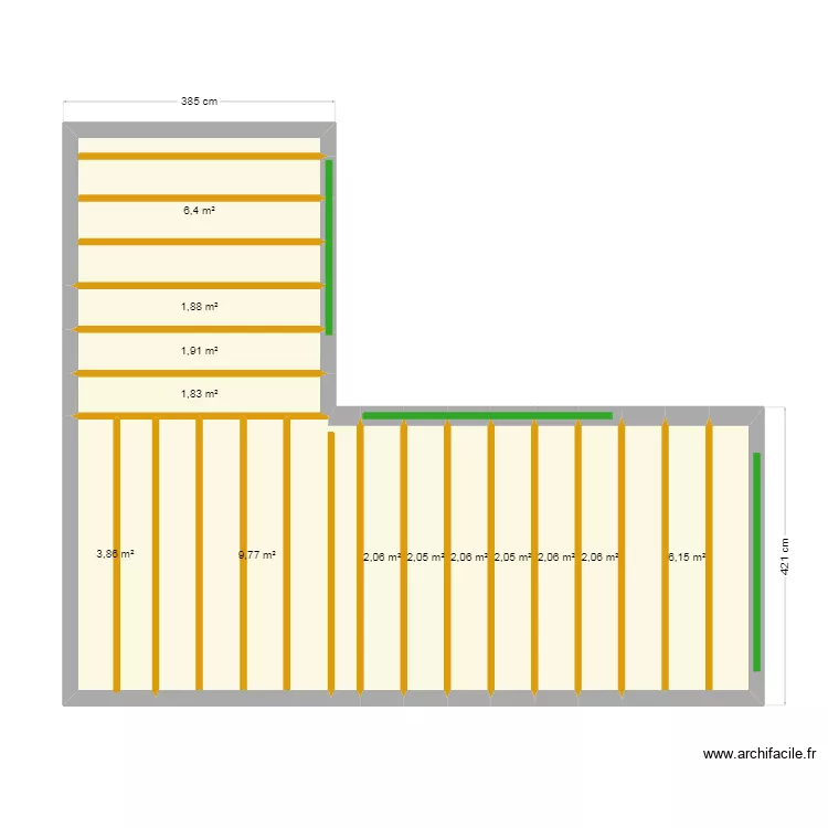 Module 50m² toiture structure. Plan de Module 50m² toiture structure. Plan de