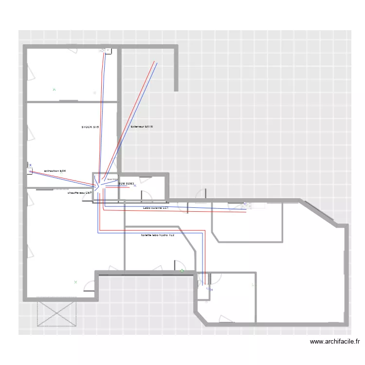 plan miellerie plomberie. Plan de 