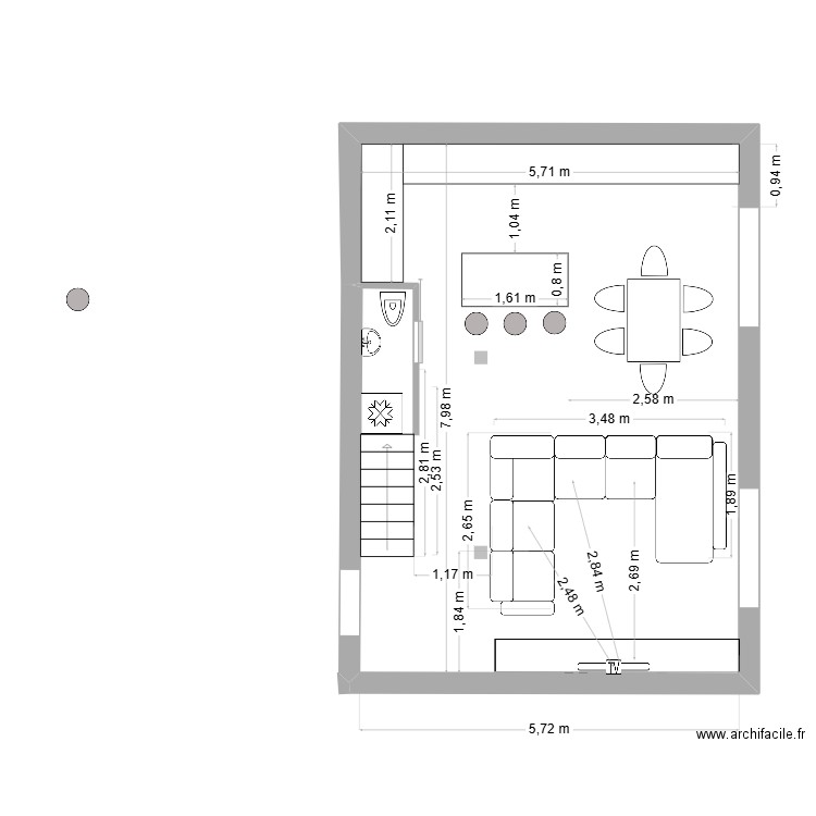 portissol 2. Plan de 1 pièce et 45 m2