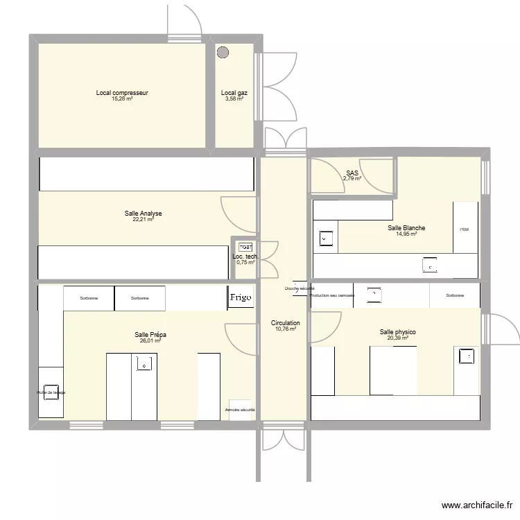 Plan V3. Plan de 9 et 117 m² Plan V3. Plan de 9 et 117 m²