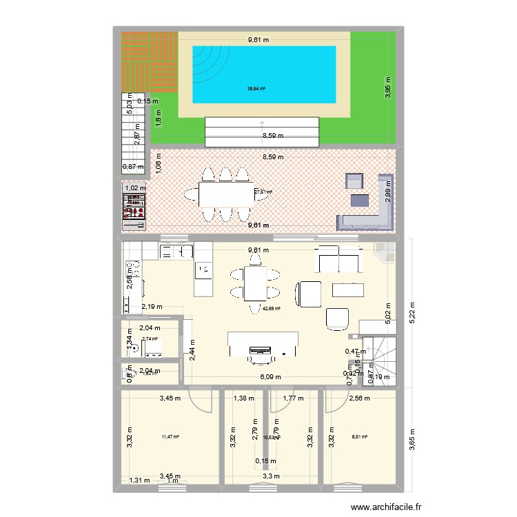 BATTESTI. Plan de 0 pièce et 0 m2 BATTESTI. Plan de 0 pièce et 0 m2