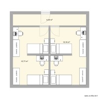 P002 divisié en 2 et 2 par chambre