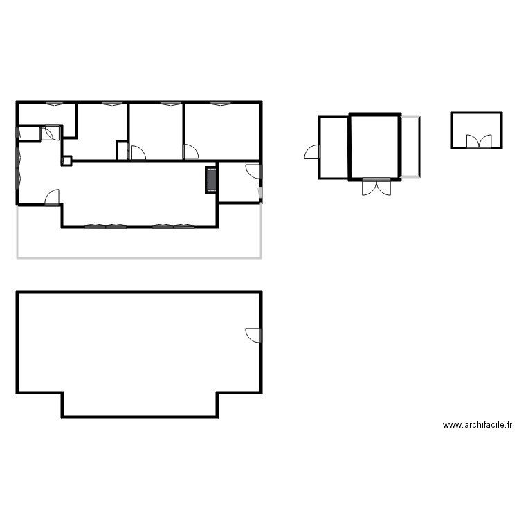 DEBLOCK. Plan de 12 pièces et 184 m2