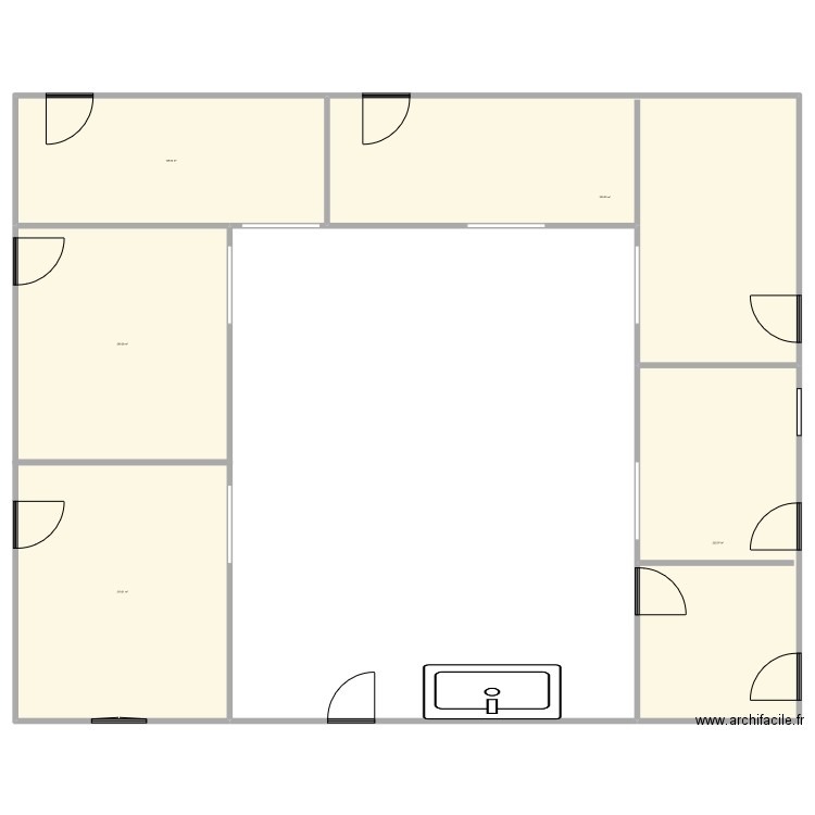 plan elevage . Plan de 5 pièces et 1134 m2
