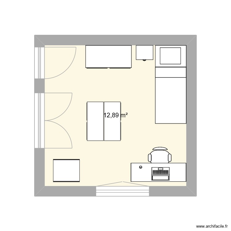 Pièce par pièce. Plan de 0 pièce et 0 m2