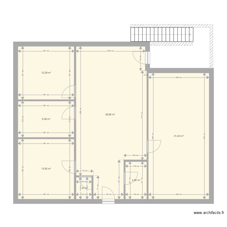 hamid rez 0. Plan de 7 pièces et 110 m2