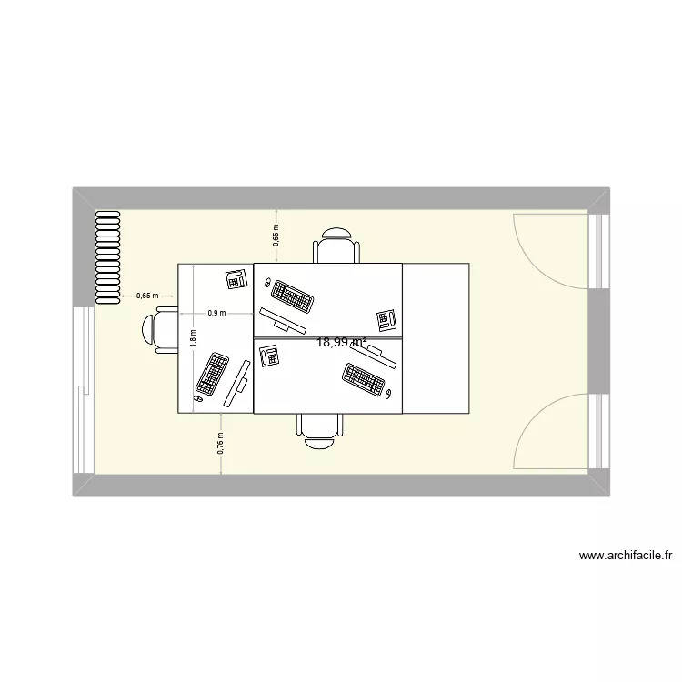 Bureau DGST. Plan de 