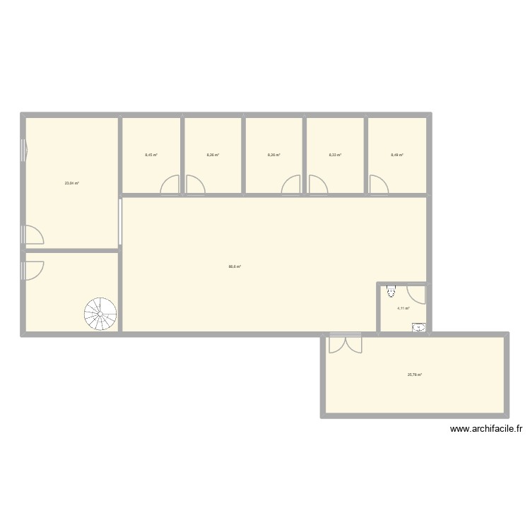 Rez Box kiné loc. Plan de 0 pièce et 0 m2