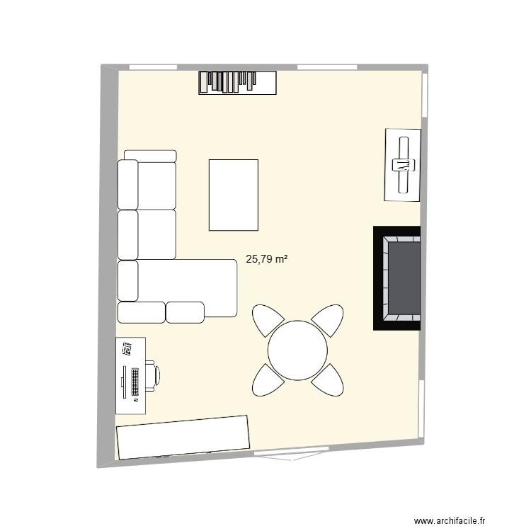 salle a manger. Plan de 0 pièce et 0 m2