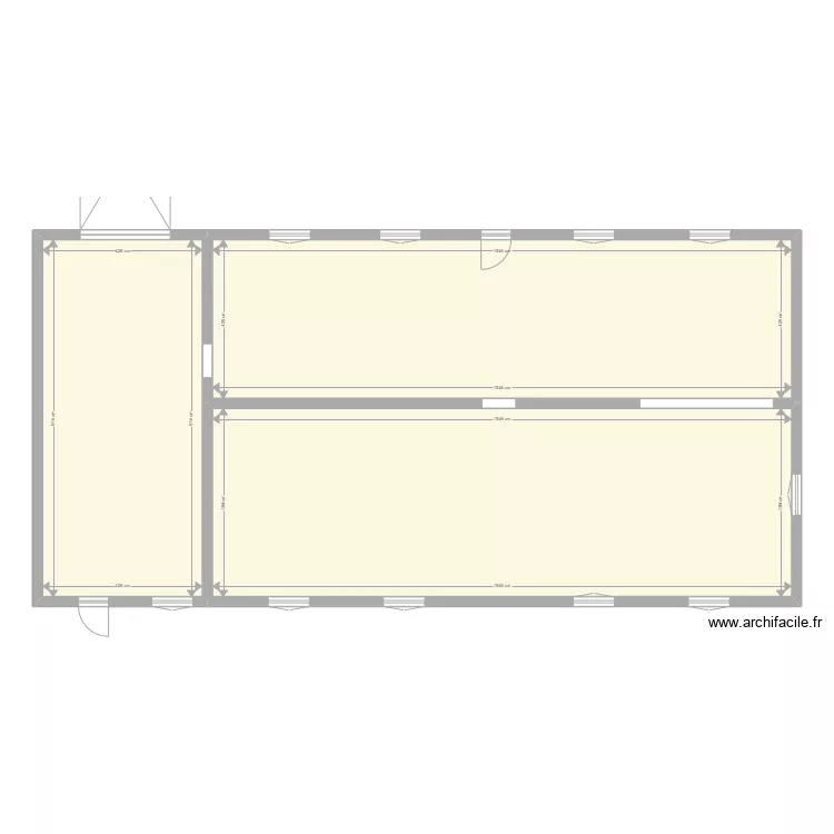 leforestier. Plan de 3 pièces et 184 m²