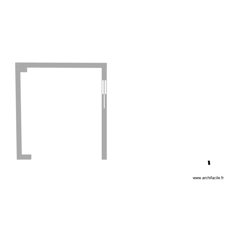 maison alain saint  hilaire de riez. Plan de 
