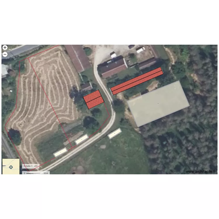 plan carri&egrave;re. Plan de 