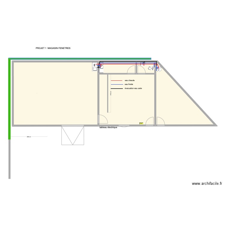 bureau formation 2025 plomberie 1. Plan de 5 pièces et 122 m2
