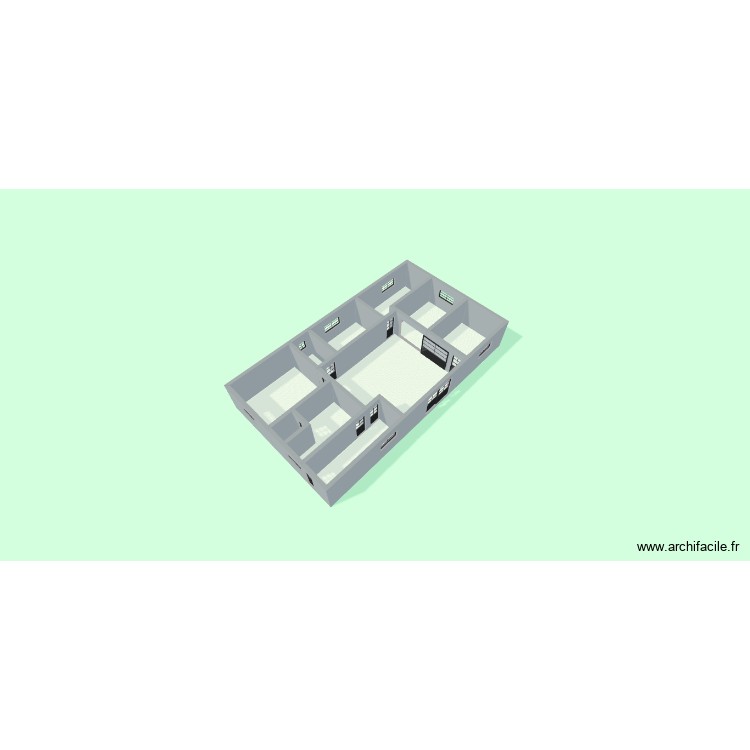 PLAN CRECHE 3D. Plan de 0 pièce et 0 m2