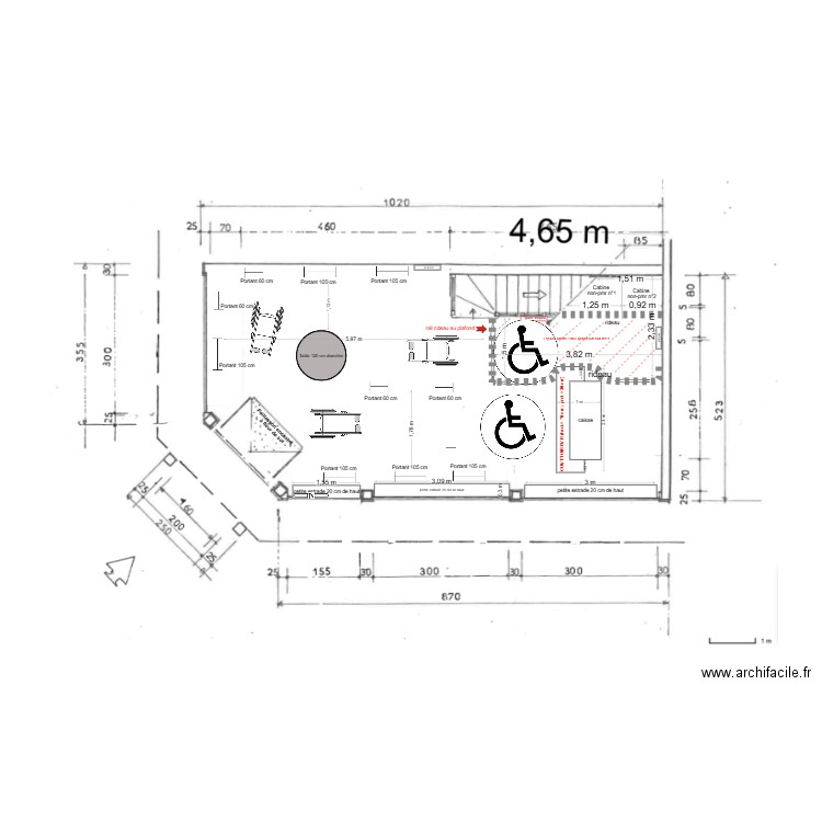 plan aménagé ARCADIA. Plan de 0 pièce et 0 m2